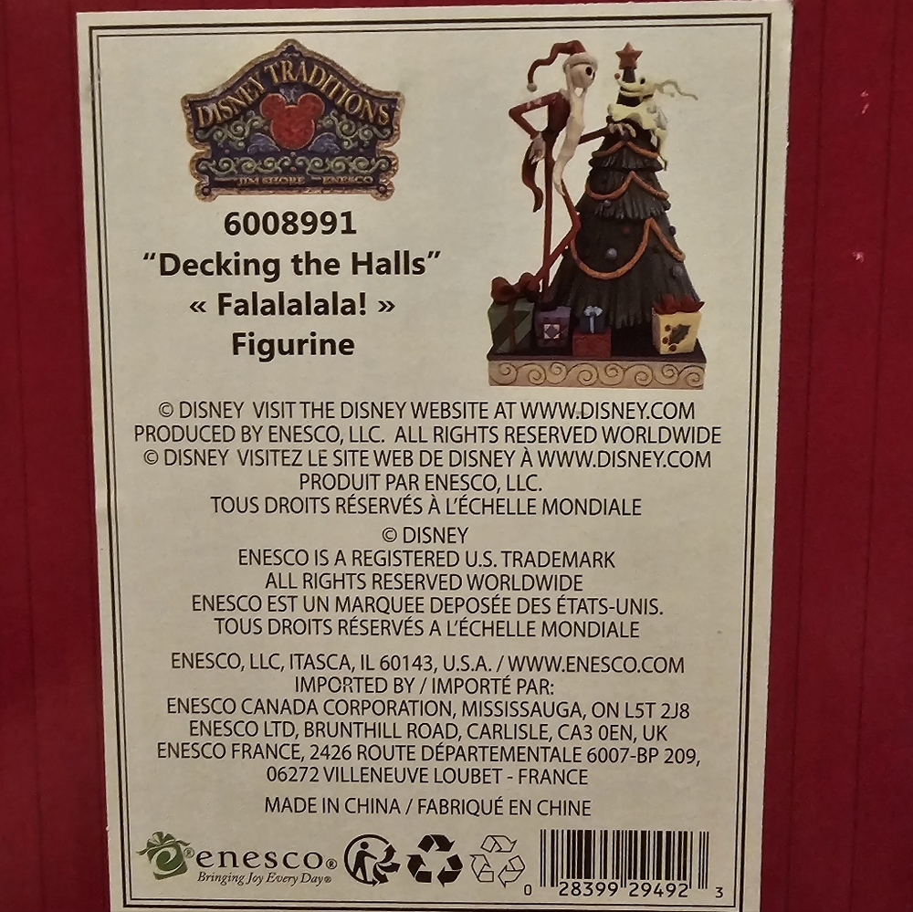 Enesco Disney Traditions by Jim Shore The Nightmare Before ChristmasSanta Jack